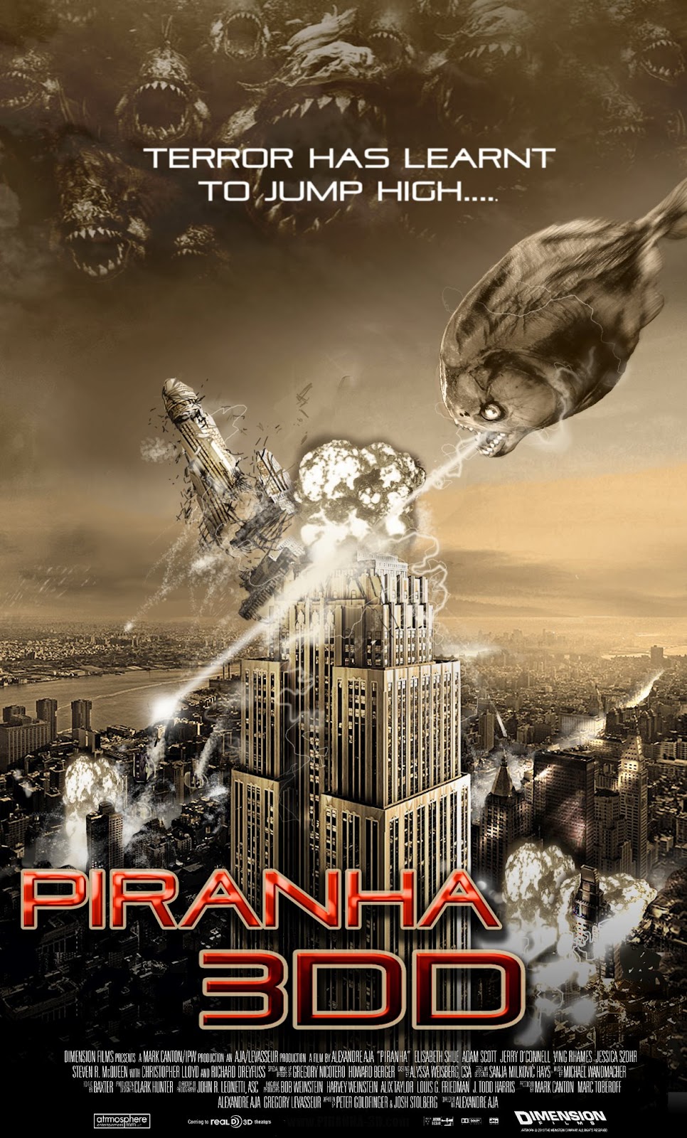 Forthcoming Movies: Watch : Piranha 3DD (Piranha 2) | trailer | Poster ...